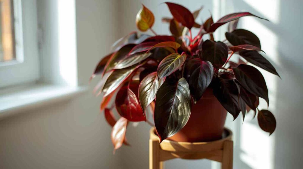 Philodendron Black Cardinal in a pot
